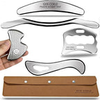 Muscle Scraper Tool Set, Stainless Steel IASTM Tools, Scraping Tool Physical by GYXCOELEIASTMTOOL