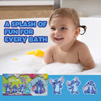Stitch Bath Bombs for Kids, Fun Bright Rainbow Colors, Raspberry Scented for - Image 8