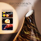 Porseme 280ml Essential Oil Diffuser Glass Color Changing Aroma Air Diffusers - Image 5