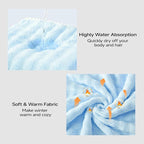 REDKISS Blue Plus Size Towel Wrap - Image 7