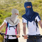 SATINIOR 3 Piece Balaclava Face Cover Sun Protection Neck Cover Summer - Image 3