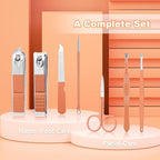 Manicure Set-Stainless Steel Nail Care Set-Professional 7 in 1 Ingrown Toenail - Image 5