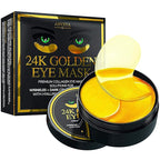 Arvesa Under Eye Mask for Dark Circles and Puffiness, 24k Gold Under Skincare by Arvesa