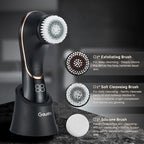 Facial Cleansing Brush Face Scrubber Exfoliator Rechargeable IPX7 Waterproof - Image 3