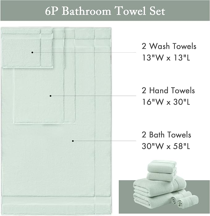 Madison Park Turkish 100% Cotton 600Gsm Luxury Premium Thick Soft Absorbent - Image 7