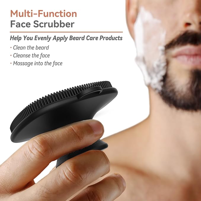3 Pack Face Scrubber, Silicone Facial Cleansing Brush - Image 4