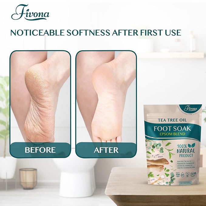 Fivona Tea Tree Foot Soak Blend 14.1 oz - Image 5