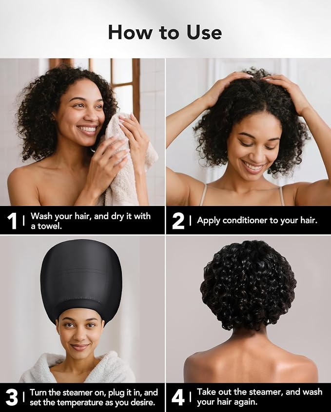 Hooded Hair Dryer for Deep Conditioning - Image 8