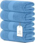 White Classic Luxury Bath Towels Set of 4 Large by WhiteClassic