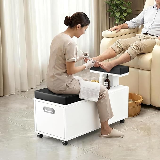 OmySalon Pedicure Cart, Foot Bath Trolley - Image 2