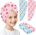Microfiber Hair Towel Wrap for Kids Hair Drying Towel Wrap by BiueLetter