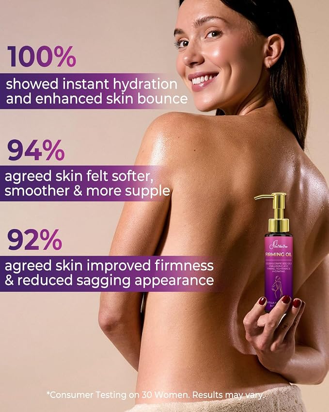 Body Firming Oil, 3.4 FL OZ Body Oil After Shower – - Image 3
