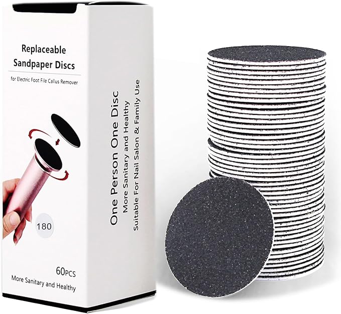 60pcs Replaceable Sandpaper Refill Discs - Image 6