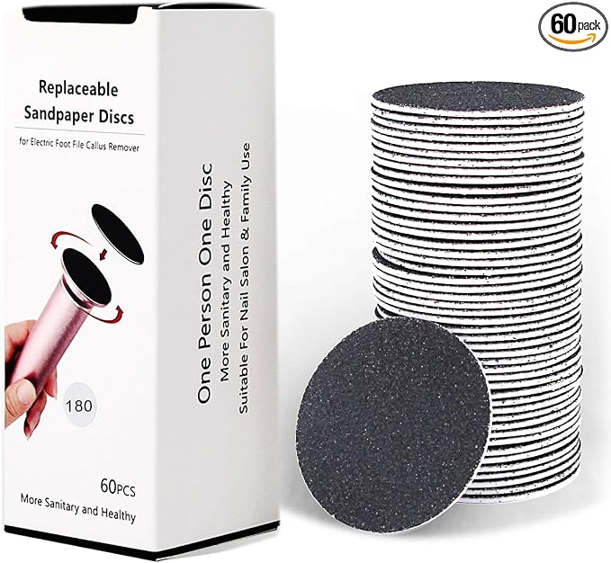 60pcs Replaceable Sandpaper Refill Discs by I%C2%B7B%C2%B7NG