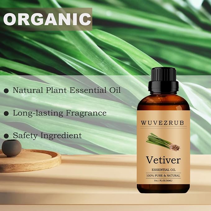 Vetiver Essential Oils, 30ML Pure and Natural Essential Oil - Image 4