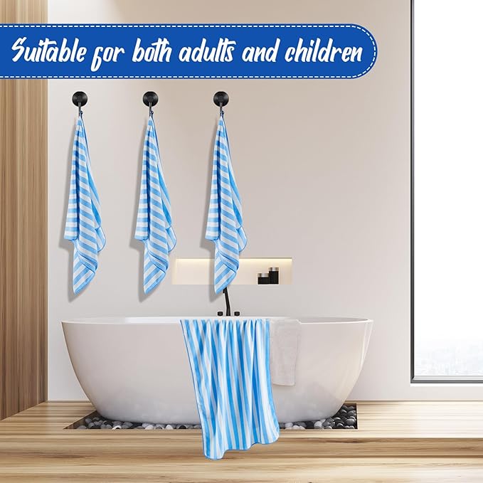 SmoothNovelty 16 Pack Microfiber Bath Towels Bulk 27'' x 60'' Oversized Size - Image 6