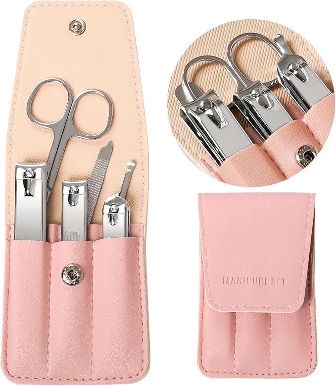 Premium Stainless Steel Nail Clippers Set by Unknown