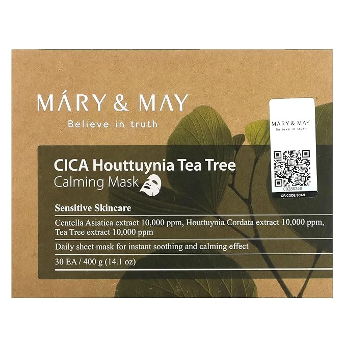 Mary&May CICA Houttuynia Tea Tree Calming Mask - Image 8