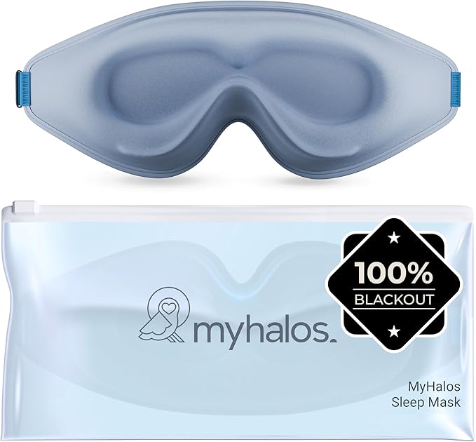 MyHalos® Sleep Mask – 3D Blackout Eye Mask by myhalos