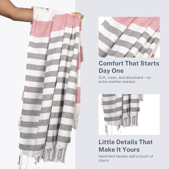 Cotton Turkish Beach Towel - Image 6