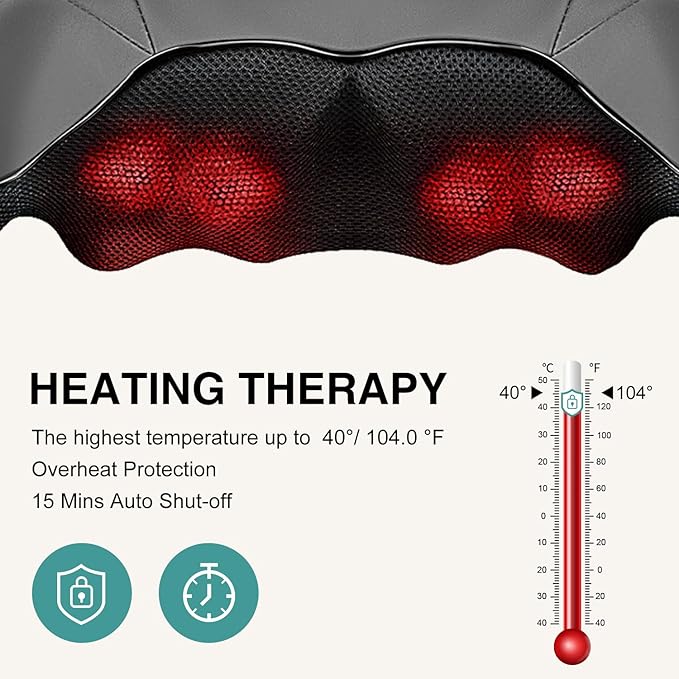 Nekteck Shiatsu Neck Massager - Image 5