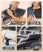 BOB AND BRAD Heating Pad for Back Pain Relief, FSA Edge-Weighted Electric Heat - Image 3