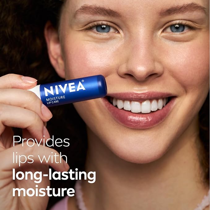 NIVEA Moisture Lip Care, Hydrating Lip Balm - Image 4