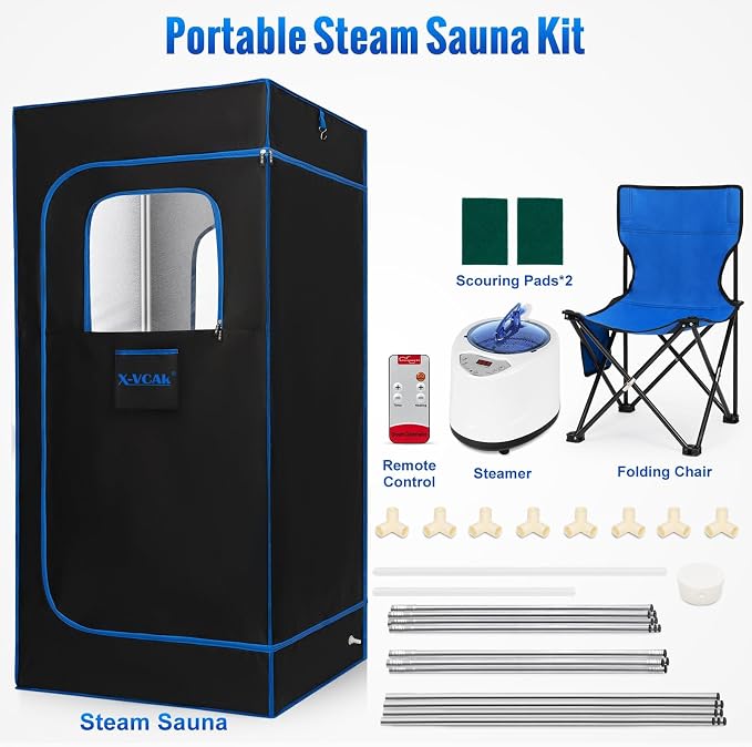 X-Vcak Upgraded Portable Sauna of Relaxation, Steam Sauna - Image 7