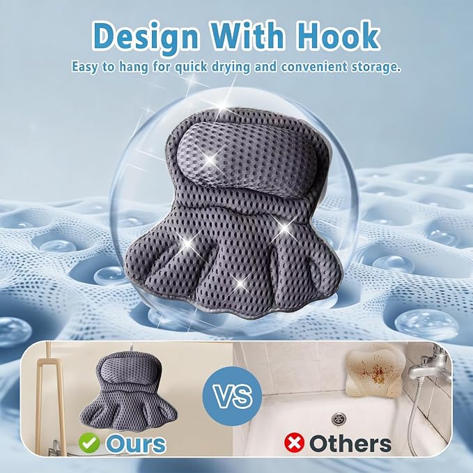 Luxury Bath Pillow for Tub - Image 4