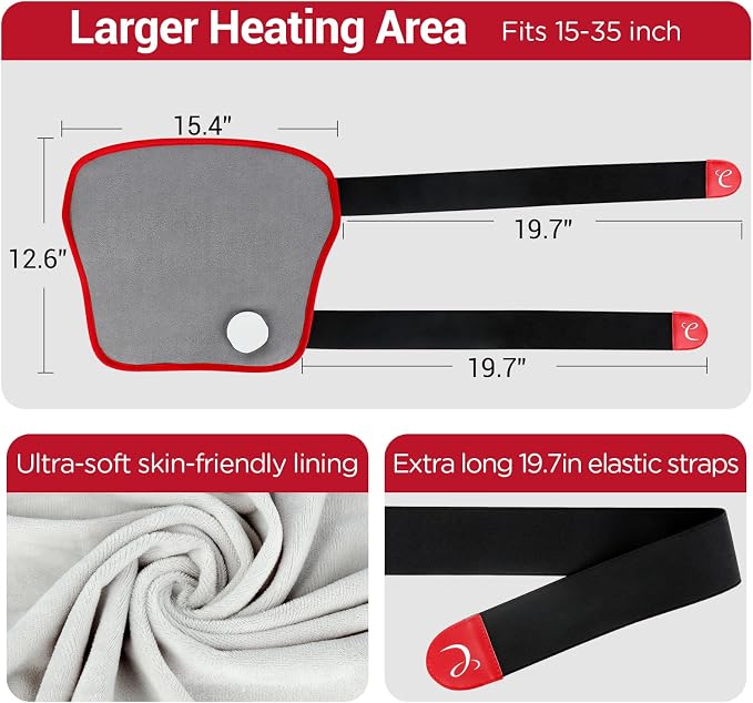 Comfytemp Leg Heating Pad, FSA Eligible Items Only List Wearable Heat Pad - Image 7
