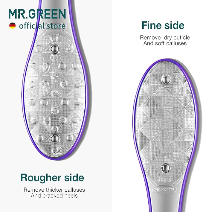 MR.GREEN Foot File Double Sided Pedicure Foot Care Tools Professional Callus - Image 3