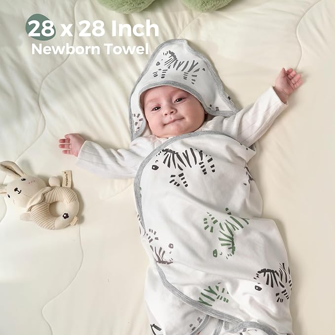 Momcozy Best Wishes Baby Towel - Image 6