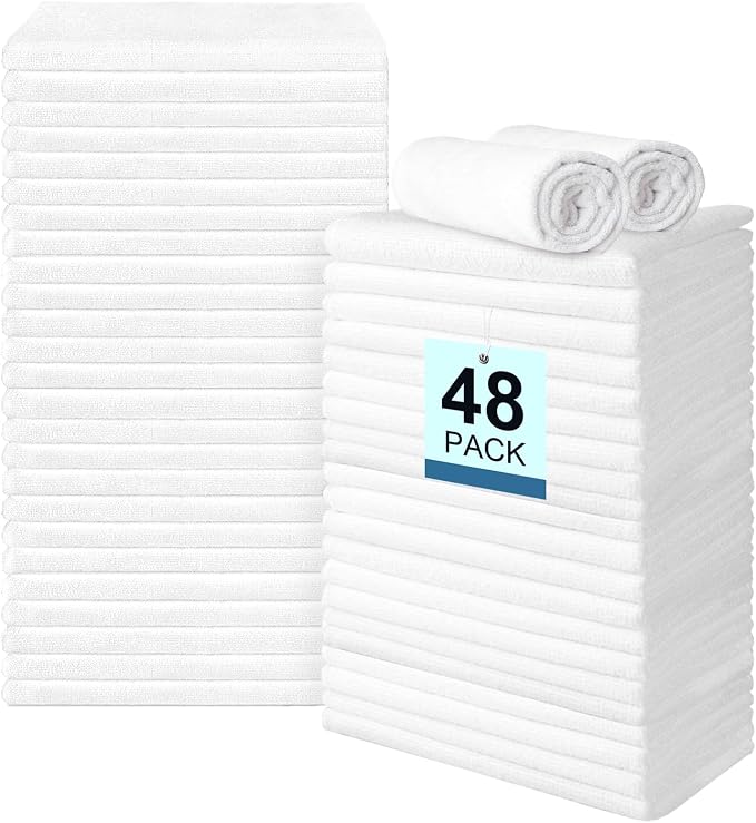 UNIMADE 48 Pack Hand Towels Set by Unimade