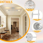 FadimiKoo 2-Light Brushed Nickel Vanity Lights - Image 4