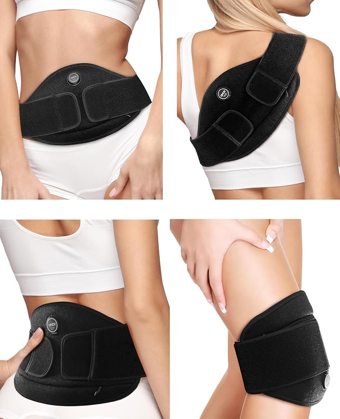 uncn Portable Heating Pad for Cramps, Back Pain Relief, 3000mAh Battery by uncn