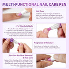 4-in-1 Cuticle Oil Pen for Nails, Nail Cuticle Polishing & Remover Tool - Image 6