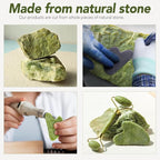 huefull Genuine Jade Roller & Gua Sha Set - Image 5