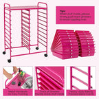 Giantex 20 Drawers Rolling Cart, Mobile Storage Drawer Cart, Classroom Organizer - Image 5