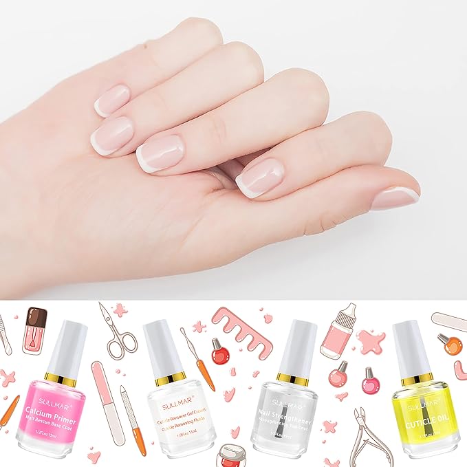 4in1 Nail Hardener Nail Strengthener Nail Rescue Calcium Primer - Image 2