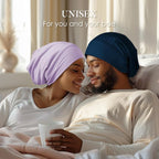 LULUSILK Mulberry Silk Lined Sleep Cap, No More Frizzy Tangled Hair, Stay On - Image 6