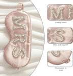 Bride Sleep Mask, Bride Eye Mask, Mrs Satin Bridal Eye Maskes Soft Sleep Maskes - Image 5