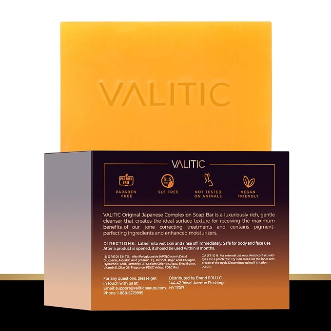VALITIC Kojic Acid Vitamin C and Retinol Soap Bars - Image 9