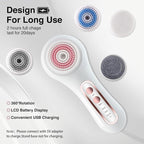 UMICKOO Electric Facial Cleansing Brush, 2-Way Rotating Face Scrubber - Image 6