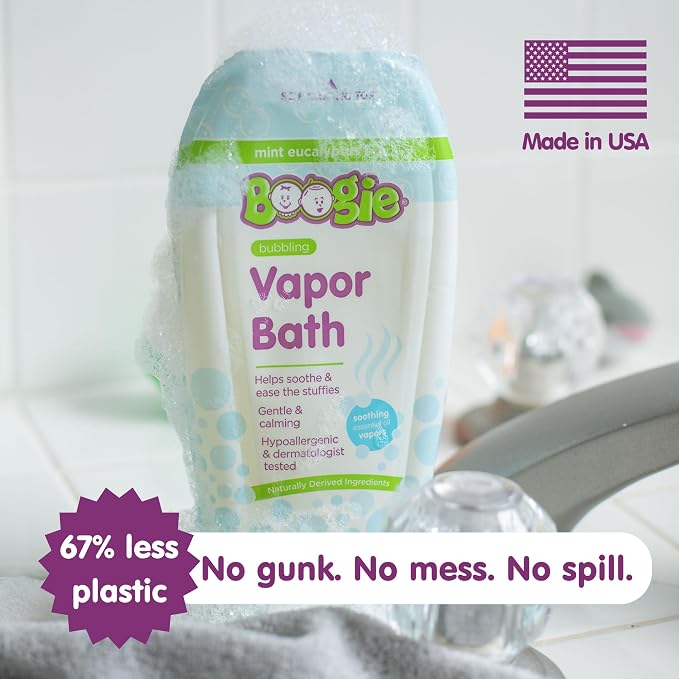 Boogie Kids Botanical Bubble Bath, Soothing Vapor, Made - Image 3