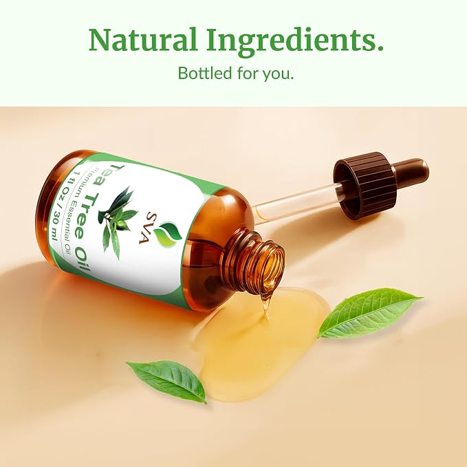 SVA Tea Tree Essential Oil – 1 Fl Oz – 100% Natural Tea Tree Oil - Image 8