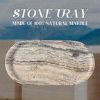 Koville 10"x5" Marble Vanity Tray - Image 2