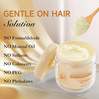 Collagen Hair Mask, Deep Repair Conditioning Argan Oil Hair Mask - Image 4