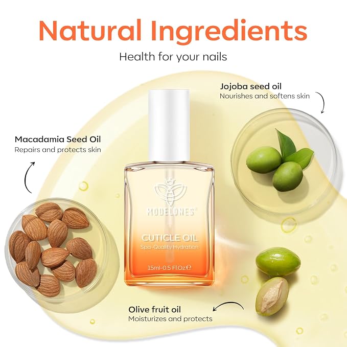 modelones Nail Strengthener Cuticle Oil - Image 3