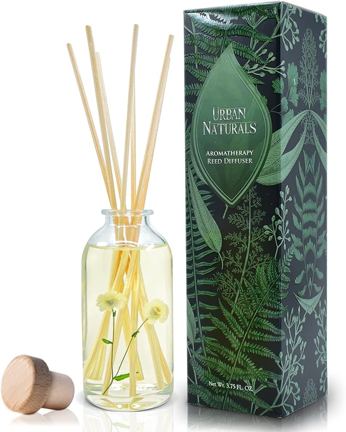 Urban Naturals White Tea & Sage Reed Diffuser Set | Made by UrbanNaturals