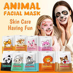 9 Packs Animal Character Facial Masks, Deep Hyrating Spa Masks - Image 4